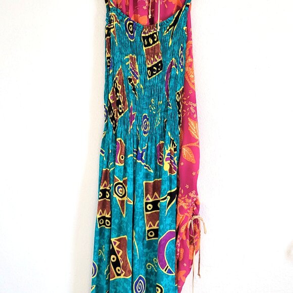 2 Tropical Dresses Floral Print Vacation Resort Size S - Picture 2 of 8